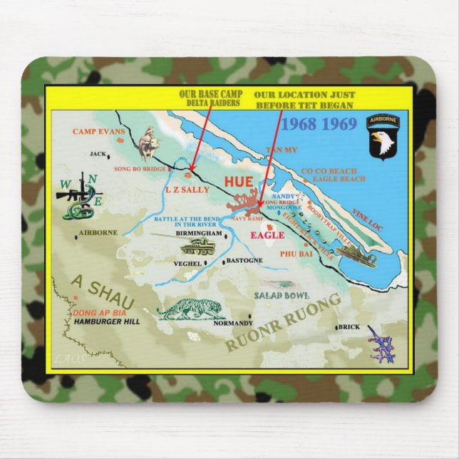 DELTA RAIDERS AO (Einsatzgebiet) Mousepad (Vorne)