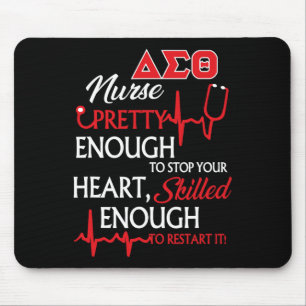Delta Sigma Theta Studentinnenverbindung Nurse Mousepad