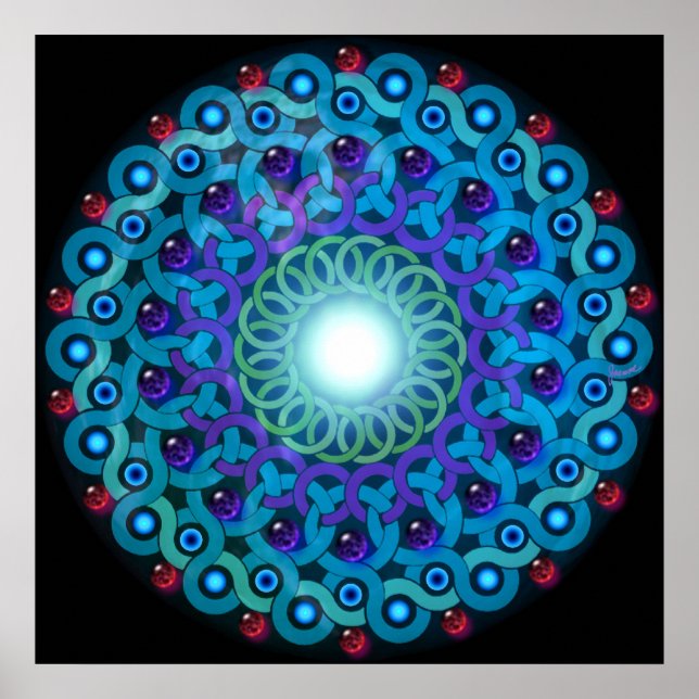 Delta Sol Midnight Print Poster (Vorne)