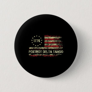 Delta Tangos Funny Foxtrots Delta Tangos Button