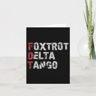 Delta Tangos Funny Foxtrots Delta Tangos Karte