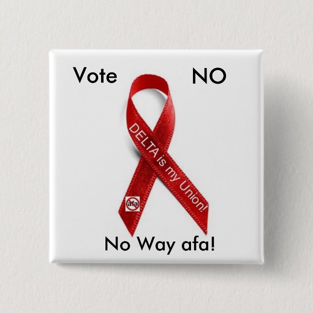 Deltaband, Abstimmung, NEIN, kein Weisen-AFA! Button (Vorderseite)