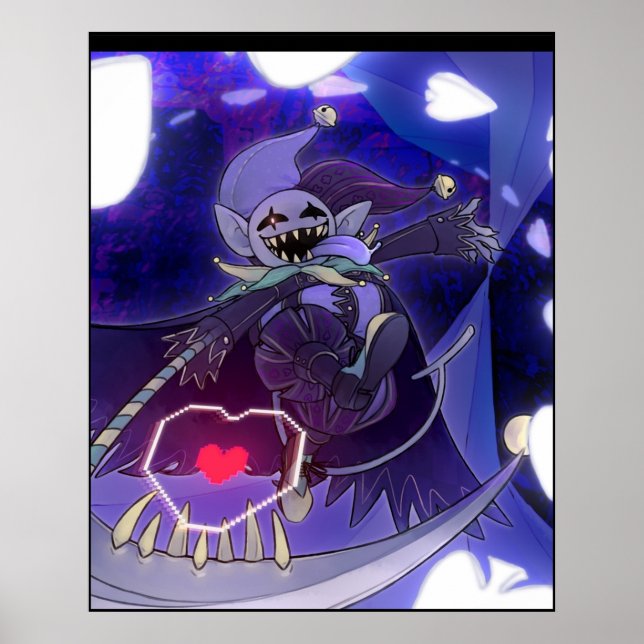 Deltarune - Jevil Graphic Poster (Vorne)