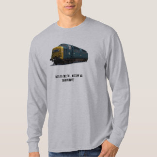 Deltic Lang-Hülse T - Shirt 'kein substitute