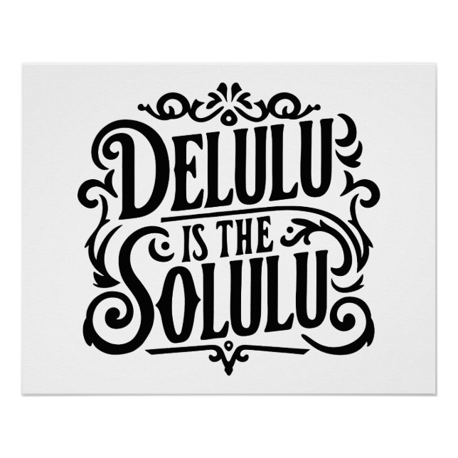 Delulu ist das Solulu Poster (Vorderseite)