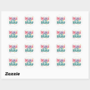Delulu Solulu Meme Stickers Set