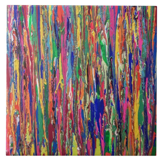 Deluxe 6 x 6 Keramiken Tile Fliese (Vorderseite)