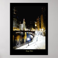 Deluxe Chicago Winter Poster