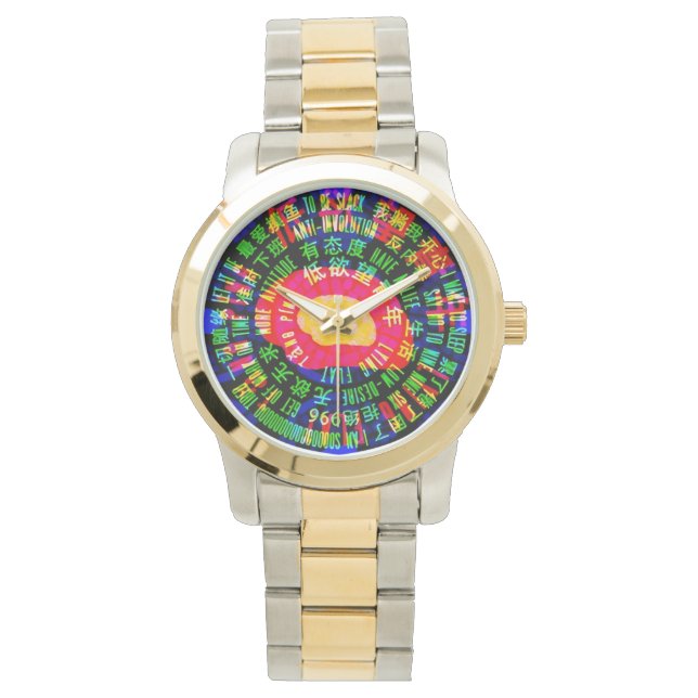 Deluxe Cyberpunk Vaporwave Watch Armbanduhr (Vorderseite)