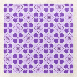 Deluxe Geometric Floral Untersetzer