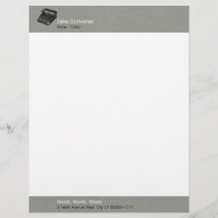 Deluxe geräuschloser Grau-Imitat-Flanell der Briefbogen