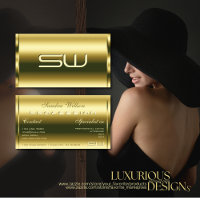 Deluxe Golden Shimmery Optics und Monogram Stylish