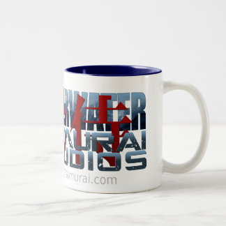 Deluxe große Unterwassersamurai-Kaffee-Tasse Zweifarbige Tasse