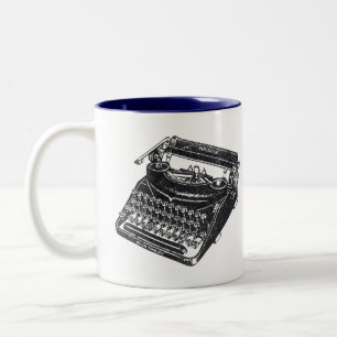 Deluxe Noiseless-Schreibmaschine Zweifarbige Tasse