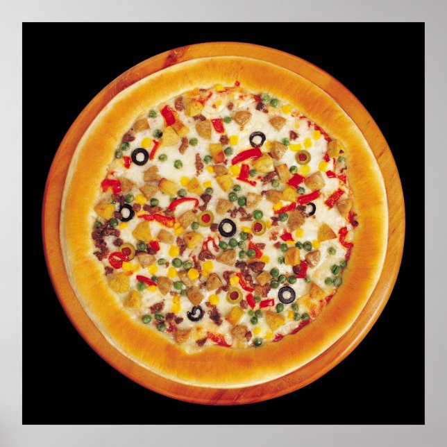 Deluxe Pizza Poster (Vorne)