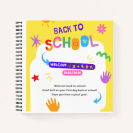 Deluxe Spiral Notebook School 2015/2026 Notizbuch