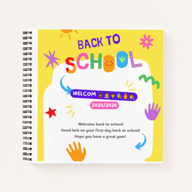 Deluxe Spiral Notebook School 2015/2026 Notizbuch (Vorderseite)