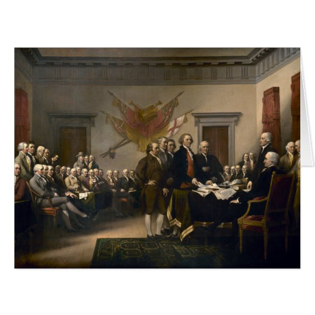 Dem Kongress vorgelegte Unabhängigkeitserklärung (Vorderseite (Horizontal))