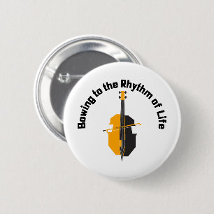 Dem Rhythmus des Lebens Cello folgend Button
