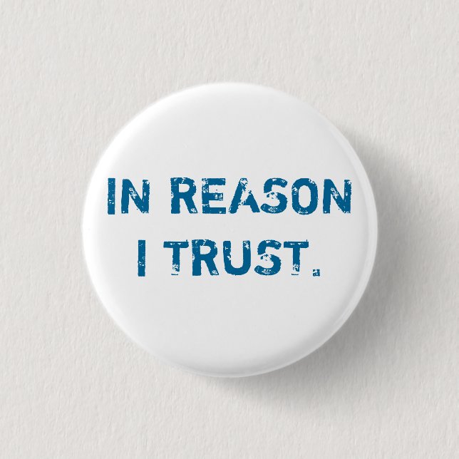 DEM VERTRAUEN IN DES GRUND-I BUTTON (Vorderseite)