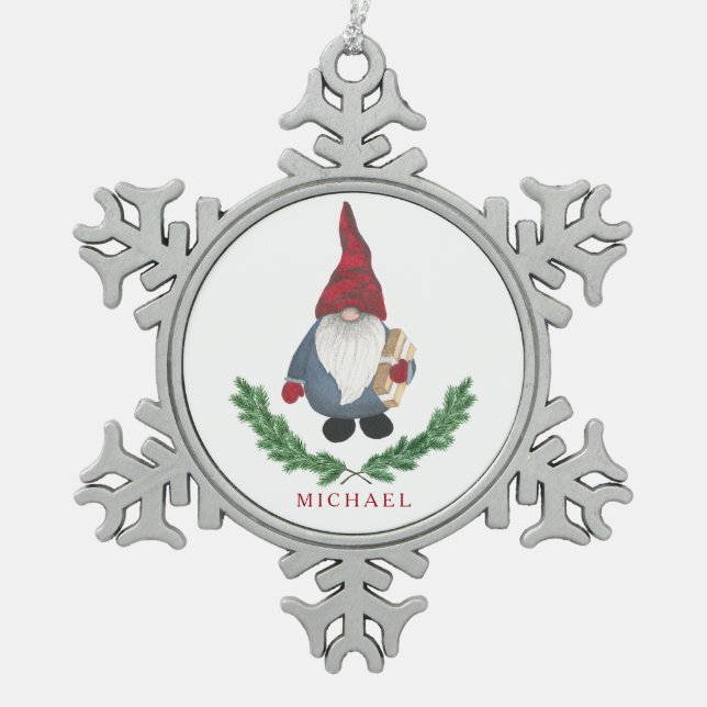 Demain Noël Ornement Flocon de neige (Devant)