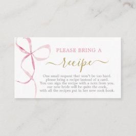 Demande de la carte de recette de Fête des mariées