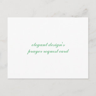 demande de prière carte postale