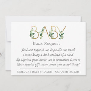 Demande de réservation Baby shower Invitation