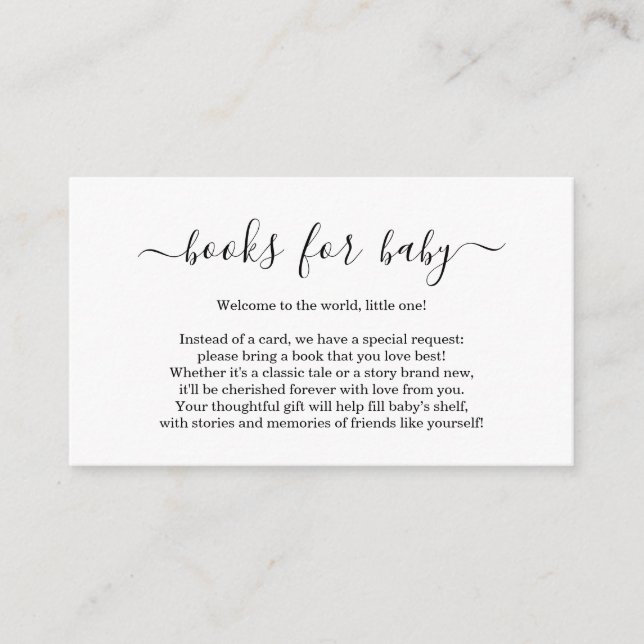 Demande de réservation Baby shower Invitation Scri (Devant)