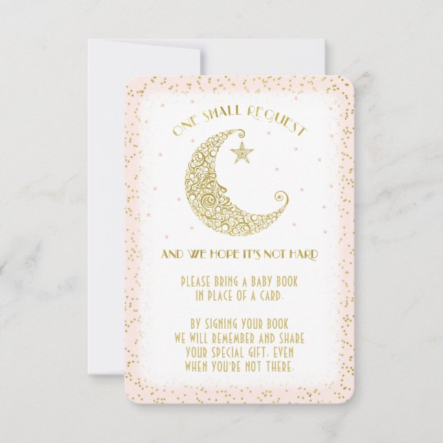 Demande de réservation Carte Baby shower Twinkle L (Devant)