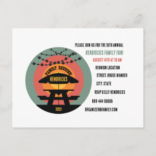 Demande de réunion familiale Carte postale