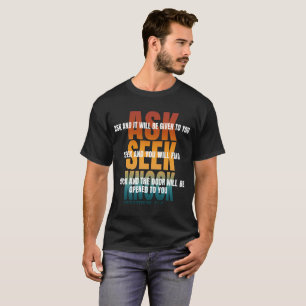 demander chercher frapper T-Shirt