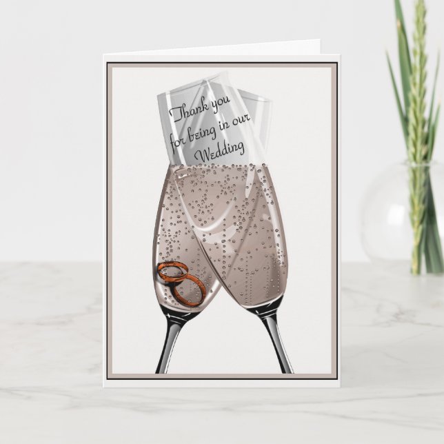 Démarches de mariage Merci (Devant)