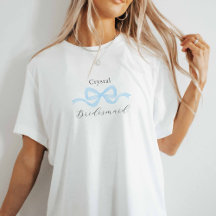 Demare Light Blue Bow Bridesmaid Vorschlag