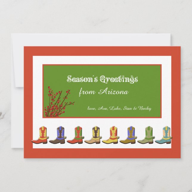 Démarrage dans une carte de vacances de ligne (Devant)