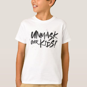 DÉMASQUER NOS T-shirts POUR ENFANTS