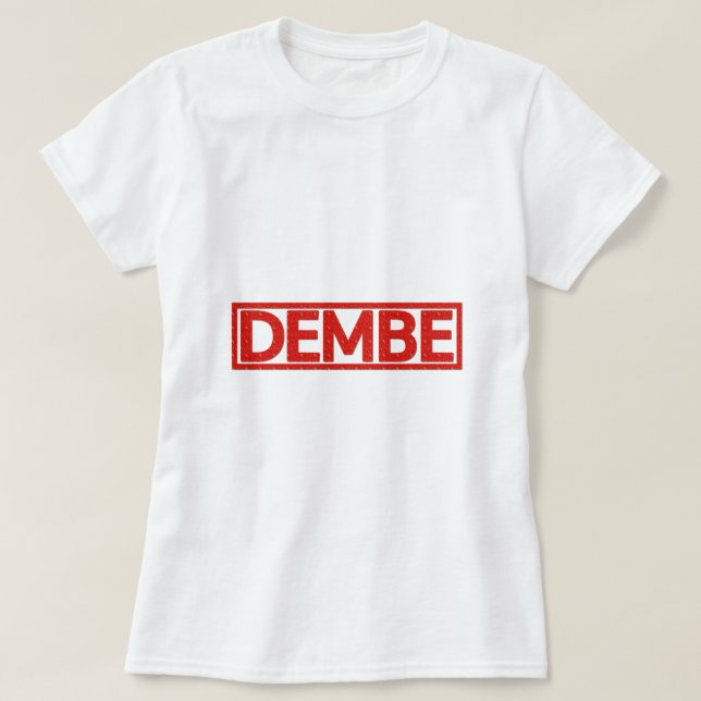 Dembe Briefmarke T-Shirt (Design vorne)