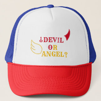 Demello Teufel 1/2 Engels 1/2 Hut Truckerkappe