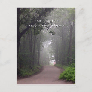 Déménager dans le pays Nouvelle adresse Carte post