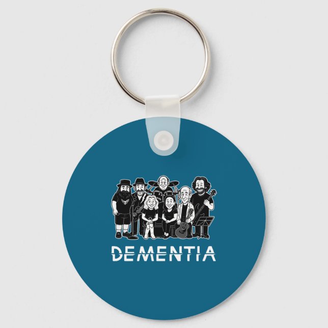 Dementia New Black _1  Schlüsselanhänger (Vorderseite)