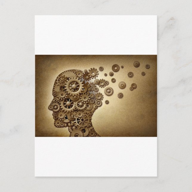 Dementisa-Brain-Problem Postkarte (Vorderseite)