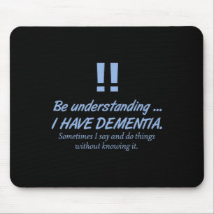 Demenz Alzheimerheimer Krieger Patienten Gehirn Di Mousepad