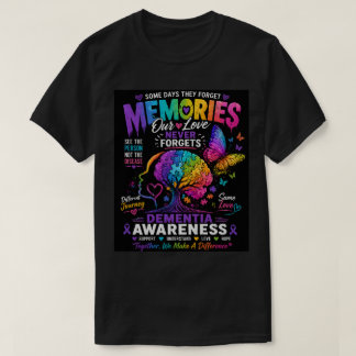 Demenz-Bewusstsein-T-Shirt Erinnerungen T-Shirt