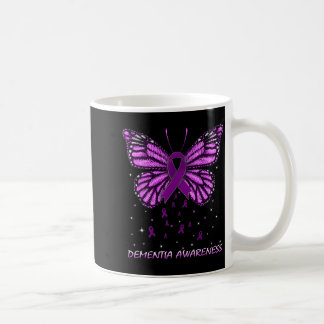 Demenz-Bewusstseins-Schmetterling Kaffeetasse
