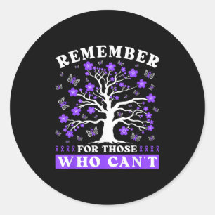 Demenz denkt an diejenigen, die nicht heimer könne runder aufkleber