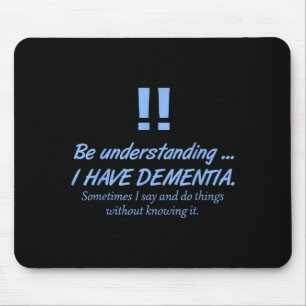 Demenz-Heim-Krieger-Patienten-Hirn-Störung Vi Mousepad