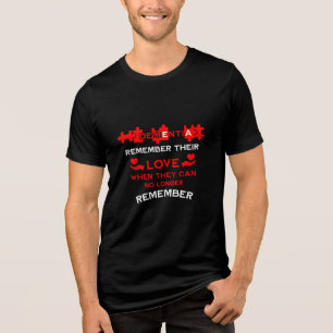 Demenz Hoffnung auf Heilung Tri-Blend Shirt