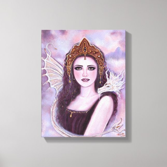 Demeter Göttin mit Schlange von Renee Lavoie Leinwanddruck (Vorderseite)