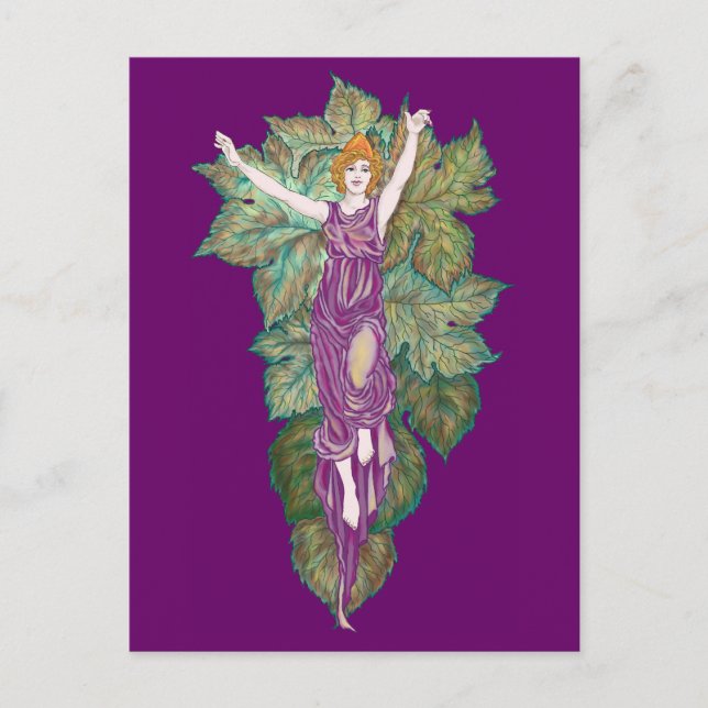 Demeter Mutter-Göttin Postkarte (Vorderseite)