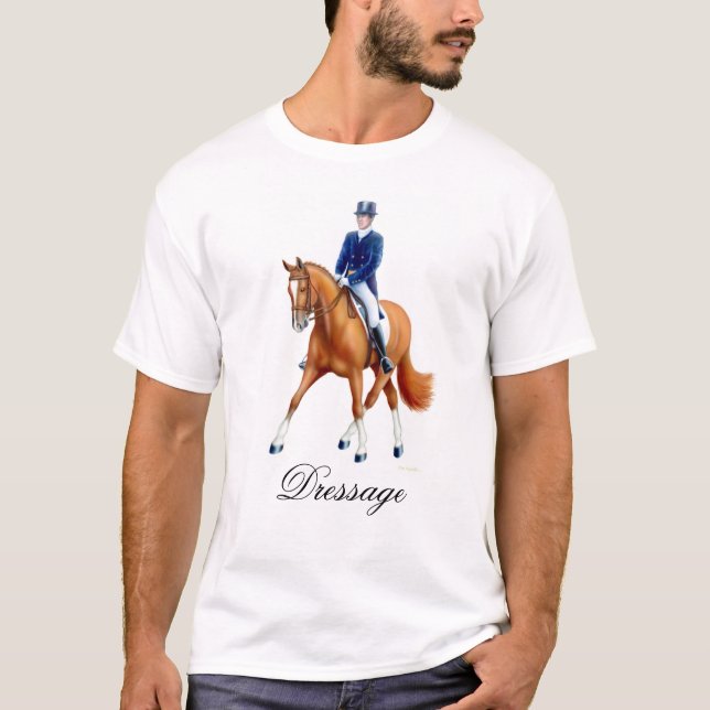 Demi de T-shirt de passage de dressage (Devant)